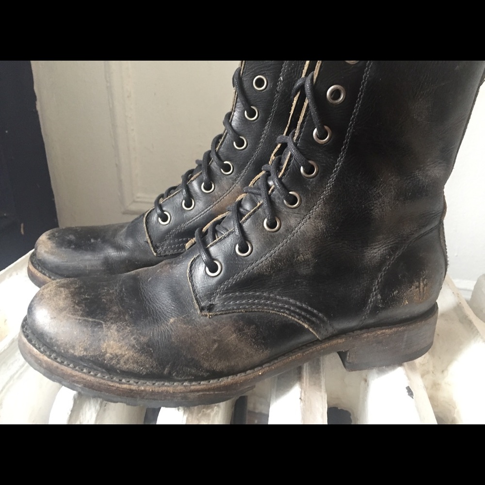 Frye Veronica Combat boots